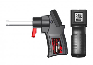 Žeraviaca LiPoly pištoľ s LCD indikátorom