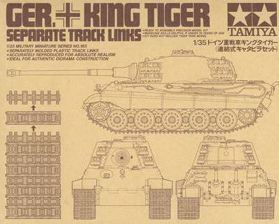 Náhľad produktu - 1:35 King Tiger Separate Track Links