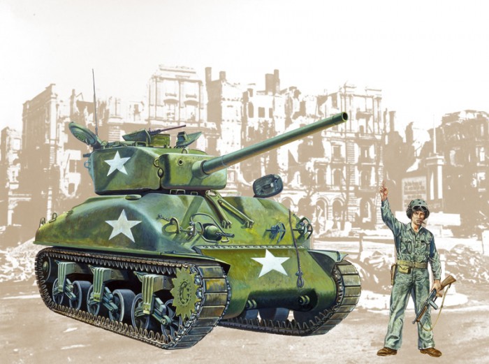 Náhľad produktu - 1:35 M4A1 Sherman