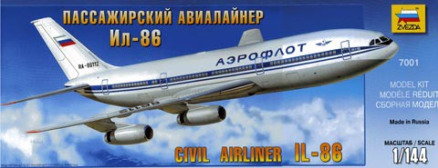 Náhľad produktu - 1:144 Civil Airliner Illyushin IL-86