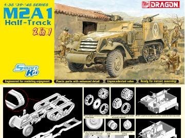 Náhľad produktu - 1:35 M2A1 Half-Track (2in1) (Smart Kit)