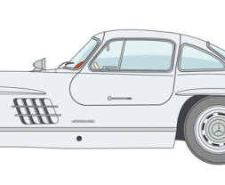 1:24 Mercedes-Benz 300 SL Gullwing
