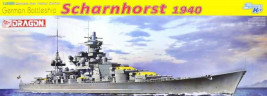 1:350 German Battleship Scharnhorst (1940)