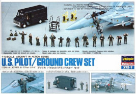 1:72 U.S. Pilot/Ground Crew Set