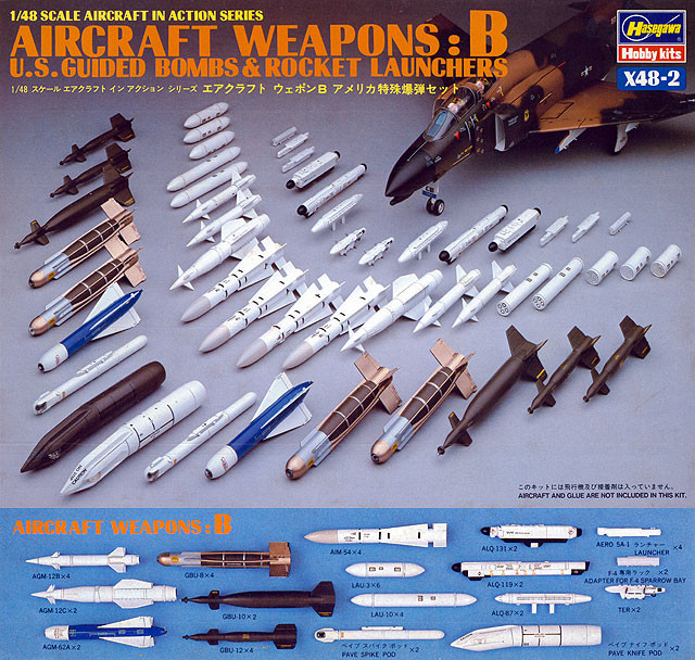 Náhľad produktu - 1:48 Aircraft Weapons B, U.S. Giuded Bombs and Rockets
