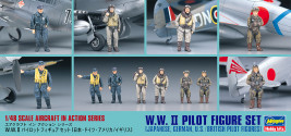 1:48 WWII Pilot Figure Set