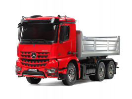 1:14 Mercedes-Benz Arocs 3348 6×4 Tipper Truck, Red/Silver (stavebnica)