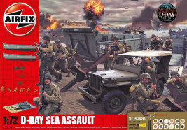 1:72 D-Day Sea Assault, 75th Anniversary Sea Assault (Gift Set)
