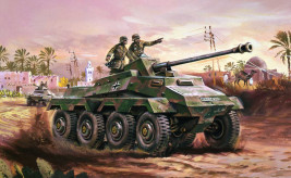 1:76 Sd.Kfz.234 Armoured Car (Classic Kit VINTAGE Military)