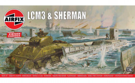 1:76 LCM3 & Sherman Tank (Classic Kit VINTAGE)
