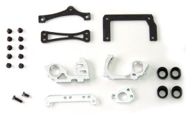 PN Racing Mini-Z V5 LCG 98mm Motor Mount (Silver)