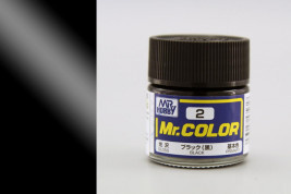 Farba Mr. Color akrylová č. 002 – Black (10 ml)