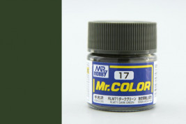 Farba Mr. Color akrylová č. 017 – RLM71 Dark Green (10 ml)