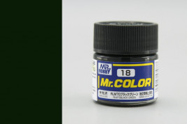 Farba Mr. Color akrylová č. 018 – RLM70 Black Green (10 ml)