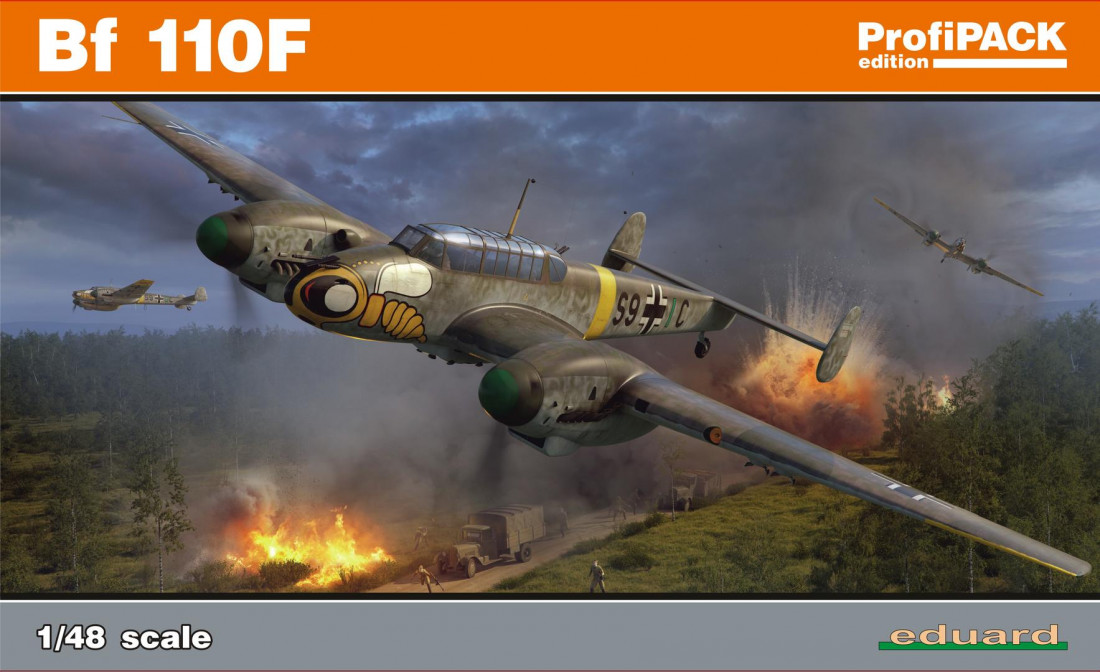 Náhľad produktu - 1:48 Messerschmitt Bf 110 F (ProfiPACK edition)