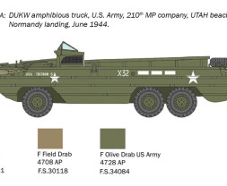 1:72 DUKW 2 1/2 ton GMC Truck Amphibious Version (D-Day 80° Anniversary)