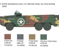 1:72 DUKW 2 1/2 ton GMC Truck Amphibious Version (D-Day 80° Anniversary)