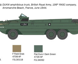 1:72 DUKW 2 1/2 ton GMC Truck Amphibious Version (D-Day 80° Anniversary)