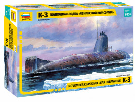 1:350 K-3 November Class Submarine