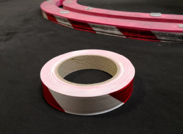 PN Racing RCP Tracks Red/White Vinyl Tape
