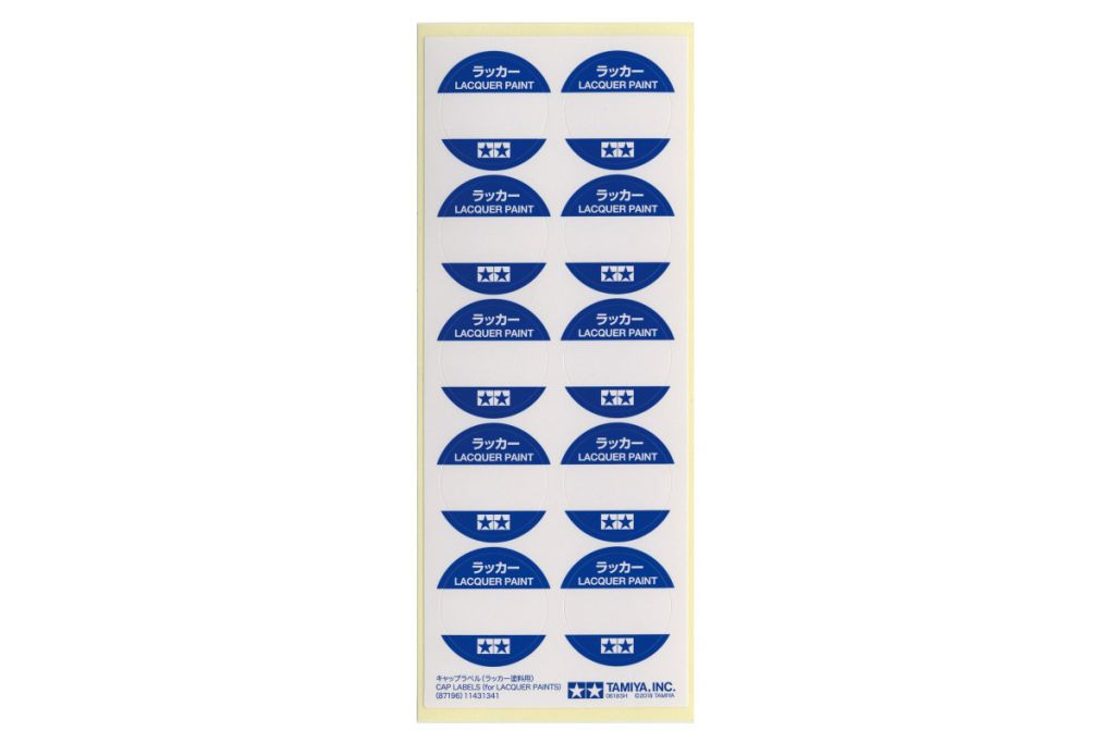 Náhľad produktu - Cap Labels for Lacquer Paint (30 ks)