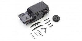 Mini-Z 4x4: Karoséria Jeep Wrangler Rubicon (Grey)