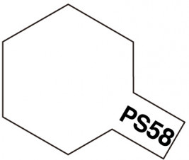 Farba Tamiya PS-58 Flat Clear, sprej (100 ml)