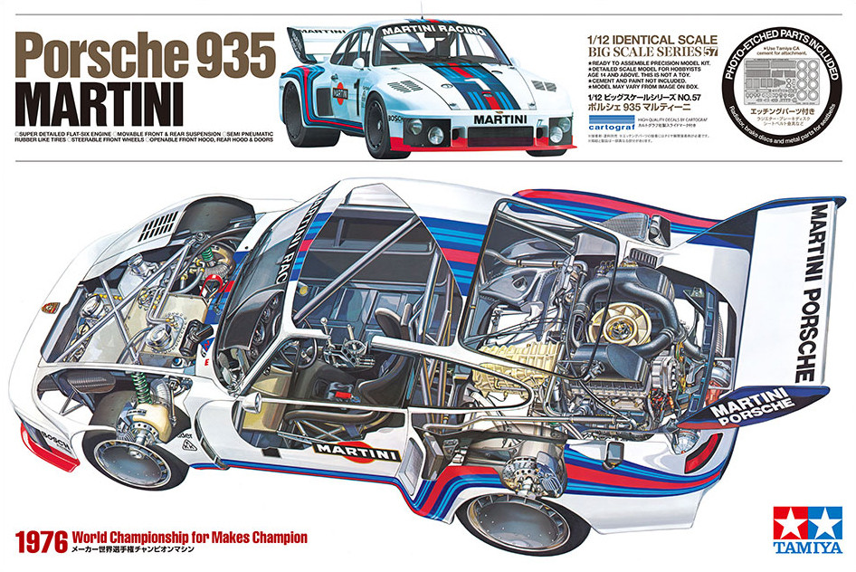 Náhľad produktu - 1:12 Porsche 935, Martini Racing