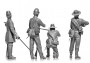 1:35 American Civil War Confeder.Infantry (4 figúrky)