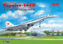 1:144 Tupolev Tu-144D Soviet Supersonic Aircraft