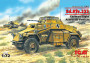 1:72 Sd.Kfz.222 German Light Armoured Vehicle
