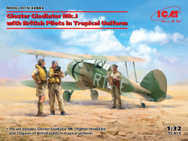 1:32 Gloster Gladiator Mk.I with British Pilots
