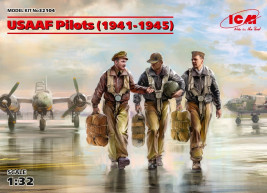 1:32 USAAF Pilots 1941-1945 (3 figúrky)