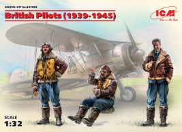 1:32 British Pilots 1939-1945 (3 figúrky)