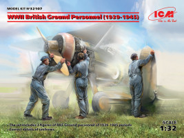 1:32 British Ground Personnel 1939-1945 (3 figúrky)