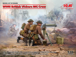 1:35 British Vickers MG Crew WWII (2 figúrky)
