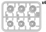 1:35 M3/M4 Roadwheels Set (12x welded,12x pressed)