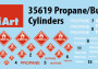 1:35 Propane/Butane Cylinders (20 pcs.)