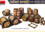 1:35 Wooden Barrels - Medium Size (12 ks)