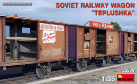 1:35 Soviet Railway Wagon ″Teplushka″