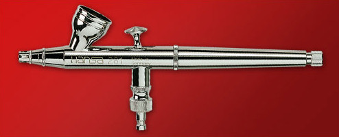 Náhľad produktu - Airbrush pištoľ Hansa 281 Chrome 0,2 mm