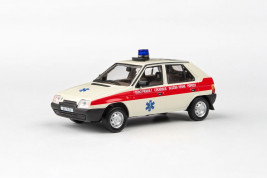 1:43 Škoda Favorit 136L (1988) – OÚNZ Praha 1