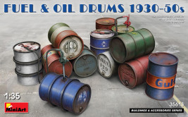 1:35 Fuel and Oil Drums 1930-50s