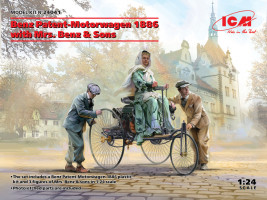 1:24 Benz Patent-Motorwagen 1886 & Figures