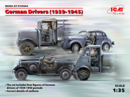 1:35 German Drivers (1939–1945) (4 figúrky)