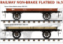 1:35 Railway Non-brake Flatbed 16,5t