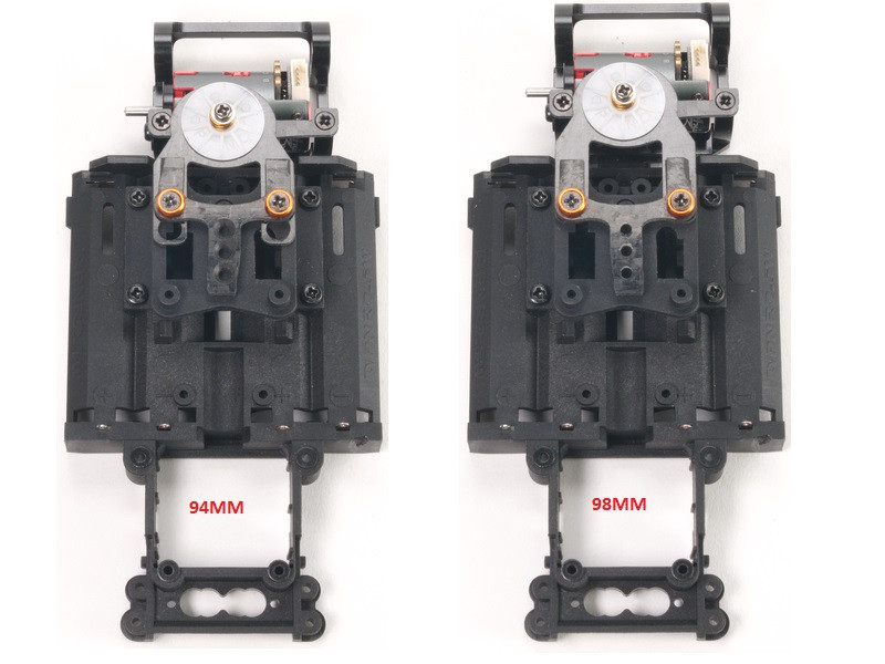 PN Racing MiniZ V4 9498mm Motor Mount for Kyosho Motor (Orange)