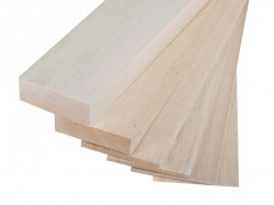 Balsové prkénko lehké, rozměr 75×1000 mm, tl. 5,0 mm