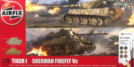 1:72 Tiger I & Sherman Firefly Vc Classic Conflict (Gift Set)