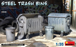 1:35 Steel Trash Bins